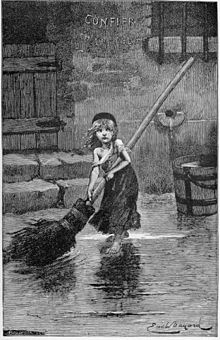 Cosette - illustration from original work (http://en.wikipedia.org/wiki/Les_miz)
